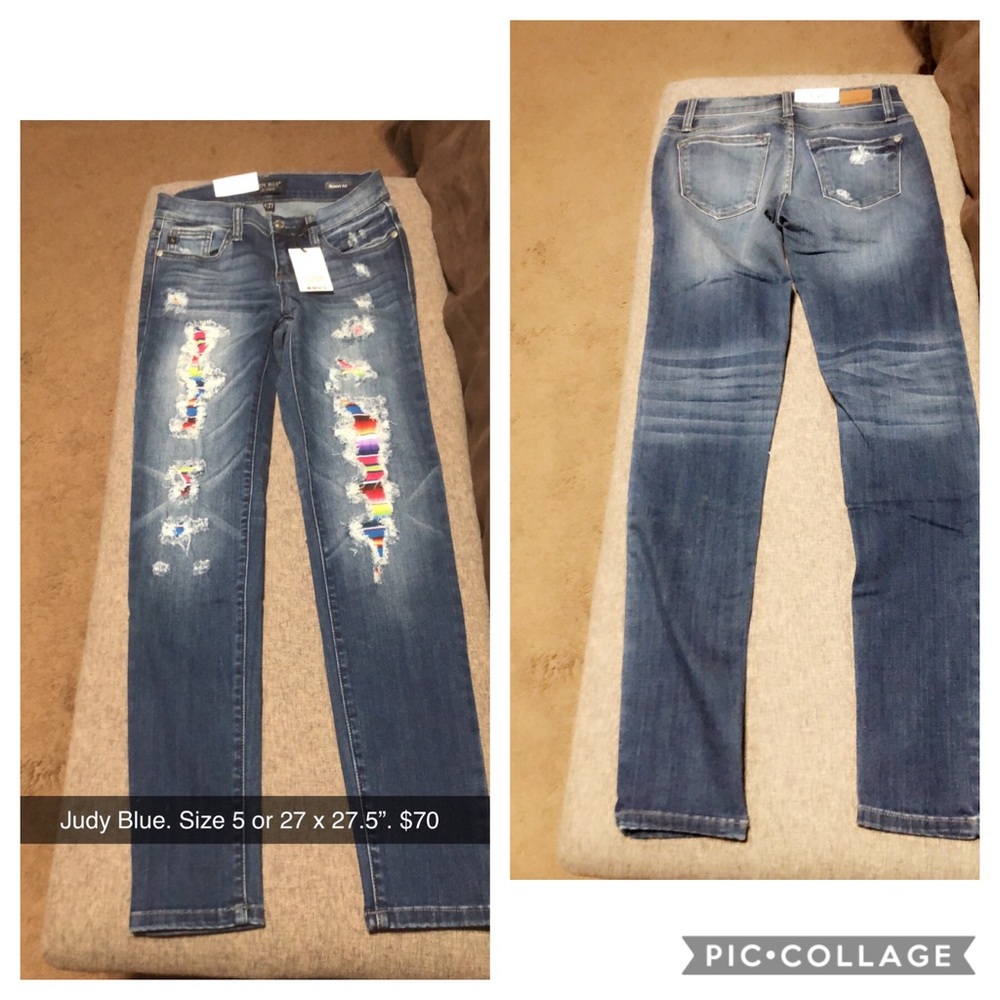 Serape jeans